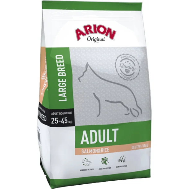 ARION Adult Large Breed Laks &amp; Ris - 12kg