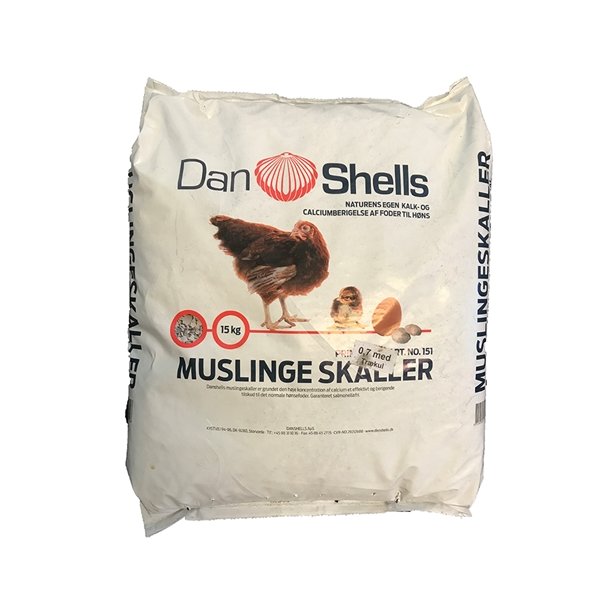 DanShells Muslingeskaller - 15kg