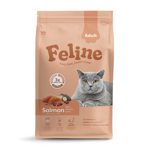 Hobby First Feline Adult Laks - 4,5kg