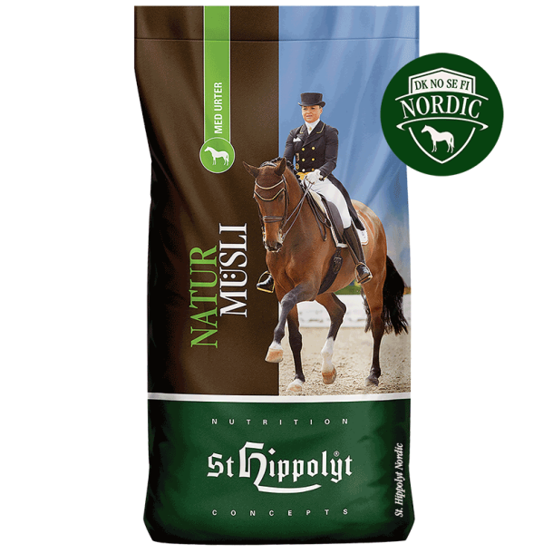 St. Hippolyt NaturPellets Med Urter - 25kg