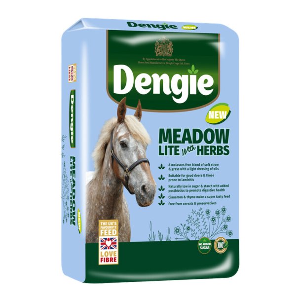 Dengie Meadow Lite with Herbs - 15kg - uden lucerne