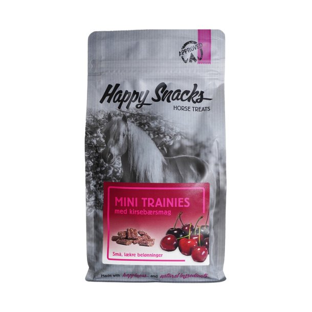 Equidan Vetline  Happy Snacks Mini Trainies med kirsebrsmag - 1kg