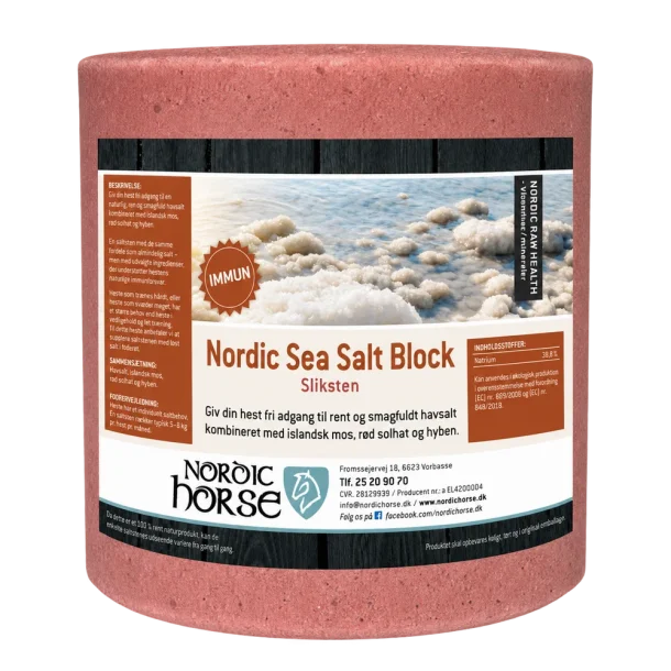 Nordic Horse Sea Salt Block - Immun - 5kg
