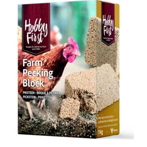 Hobby First Farm Pecking Block - 1kg