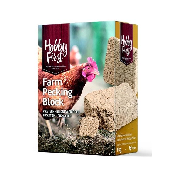 Hobby First Farm Pecking Block - 1kg